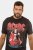 JP1880 ACDC - Let There Be Rock Vintage looking Band T-Shirt Black - Kratke Majice - Moške kratke majice za močnejše postave