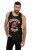 JP1880 Rolling Stones Graphic Band Tank Top Black - Kratke Majice - Moške kratke majice za močnejše postave