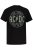 JP1880 AC/DC Graphic Comfort Fit Band T-Shirt Black - Kratke Majice - Moške kratke majice za močnejše postave