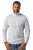 JP1880 723303 Majica z dolgimi rokavi in visokim ovratnikom Naravna melange TALL - TALL T-shirts - Majice za visoke moške
