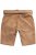 JP1880 Premium Goat Suede Staghorn Embroidery Shorts Leather Brown - Kratke hlače - Moške Kratke Hlače za Močnejše Postave