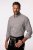 JP1880 Long Sleeve Check Print Traditional Shirt Brown - Srajce - Moške srajce za Močnejše Postave