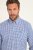 JP1880 Shirt Traditional Checked Long Sleeve Blue - Srajce - Moške srajce za Močnejše Postave