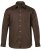 JP1880 Shirt Business Long Sleeve Brown - Srajce - Moške srajce za Močnejše Postave