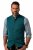 JP1880 Mottled Stretch Knit Stand-up Collar Vest Turquoise Blue - Svečana oblačila - Praznična in svečana oblačila – Praznujte elegantno in udobno