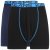 Kam Jeans Boxershorts Black and Navy 2-Pack - Spodnje perilo & kopalne hlače - Moško Spodnje Perilo za močnejše postave