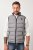 JP1880 Quilted Vest Outdoor Stand-up Collar Grey - Jakne - Moške bunde za Močnejše Postave