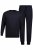 JP1880 Pyjamas Two-piece Long Sleeve and Long Trousers Navy - Spodnje perilo & kopalne hlače - Moško Spodnje Perilo za močnejše postave