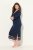 Ulla Popken 815333 Spalna srajca Temno modra - Spalne srajce - 
