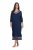 Ulla Popken 815333 Spalna srajca Temno modra - Spalne srajce - 