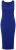 Ulla Popken 817591 Pletena obleka z V-izrezom Modra - Pletene obleke - 