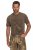 JP1880 Comfortable Fit Vintage Look T-Shirt Light Brown - Kratke Majice - Moške kratke majice za močnejše postave