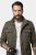 JP1880 Field Jacket with Badges Vintage Look TALL Moss Green - TALL jakne - TALL jakne za visoke moške