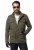 JP1880 Field Jacket with Badges Vintage Look TALL Moss Green - TALL jakne - TALL jakne za visoke moške