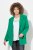 Ulla Popken 826487 Oversize suknjič z žepi s pokrovom Smaragdno zelena - Blazer - Blazerji v velikih velikostih za ženske