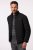 JP1880 Jacket Quilted Stand-up Collar Black - Jakne - Moške bunde za Močnejše Postave