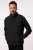 JP1880 Quilted Gilet Stand-Up Collar Black - Jakne - Moške bunde za Močnejše Postave