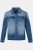 JP1880 832510 Stretch Jeans jakna Indigo modra - Jakne - Moške bunde za Močnejše Postave