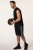 JP1880 Jay-Pi Bermuda QuickDry Mesh Fitness Shorts Black - Športna & zunanja oblačila - Moška Športna Oblačila za Močnejše postave