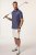 JP1880 Jay-Pi QuickDry Small Print Golf Polo Shirt Navy Blue - Polo majice - Moške Polo Majice za Močnejše Postave