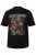 JP1880 Iron Maiden Eddie Attack Band T-Shirt Black - Kratke Majice - Moške kratke majice za močnejše postave