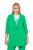 Ulla Popken 836165 Dolg suknjič s 3/4 rokavi Zelena - Blazer - Blazerji v velikih velikostih za ženske