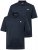 Men+ 266 Polo majica bellyfit Temno modra 2 kosa - Polo majice - Moške Polo Majice za Močnejše Postave