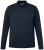 Men+ 270 Polo majica z dolgimi rokavi Temno modra - Polo majice - Moške Polo Majice za Močnejše Postave