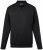 Men+ 274 Polo majica z dolgimi rokavi bellyfit Črna - Polo majice - Moške Polo Majice za Močnejše Postave