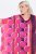 Ulla Popken 836864 Obleka Roza - Kaftani - 