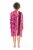 Ulla Popken 836864 Obleka Roza - Kaftani - 