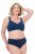 Ulla Popken 838637 Tangice 3 kosa Temno modra - Spodnjice - 