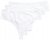 Ulla Popken 838637 Tangice 3 kosa Bela - Spodnjice - 