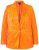 Ulla Popken 839607 Satenast suknjič s potiskom Svetlo oranžna - Blazer - Blazerji v velikih velikostih za ženske