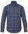 JP1880 Checked Shirt Long Sleeve Kent Collar Anthracite - Srajce - Moške srajce za Močnejše Postave