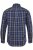 JP1880 Checked Shirt Long Sleeve Kent Collar Anthracite - Srajce - Moške srajce za Močnejše Postave