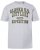 JP1880 T-shirt Short Sleeve Chest Print Grey Melange - Kratke Majice - Moške kratke majice za močnejše postave