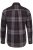 JP1880 Shirt Flannel Long Sleeve Dark Brown - Srajce - Moške srajce za Močnejše Postave