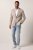 JP1880 Jacket Business Checked Beige - Obleke - Velike številke oblek za moške
