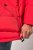 JP1880 Parka Quilted Faux Fur Hood Red - Jakne - Moške bunde za Močnejše Postave