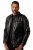 JP1880 Leather Jacket Finest Lamb Nappa Black - Jakne - Moške bunde za Močnejše Postave