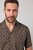 JP1880 Boxy Cuba Short Sleeve Shirt Brown - Srajce - Moške srajce za Močnejše Postave