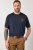 JP1880 846657 Majica bellyfit z našitki Temno modra TALL - TALL T-shirts - Majice za visoke moške