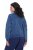 Ulla Popken 847035 Prešita jakna Denim modra - Jakne - Jakne za ženske v velikih številkah