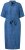 Ulla Popken 848491 Srajčna obleka Denim modra - Midi obleke - Ženske midi obleke večjih velikosti