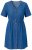 Ulla Popken 848597 Srajčna obleka Denim modra - Srajčne obleke - 