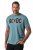 JP1880 849790 AC/DC Classic Logo Majica Turkizno modra - Majice z glasbenimi skupinami - Band majice z glasbenimi motivi