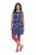 Ulla Popken 849887 Obleka iz jerseyja brez rokavov Temno modra - Obleke iz jerseyja - 