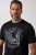 JP1880 851008 Majica s potiskom na prsih Črna TALL - TALL T-shirts - Majice za visoke moške