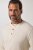 JP1880 851075 Henley majica z dolgimi rokavi Peščeno siva TALL - TALL T-shirts - Majice za visoke moške